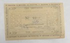 Philippines Bank Note Mountain Province Emergency Ten 10 Cents 1942