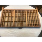 Vintage Hamilton Letterpress Type Tray I Original Handle   32x20   89 Niches 