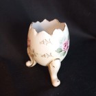 Inarco Napcoware Cracked Egg Footed Vase Planter Japan Vintage 5    Hand Painted