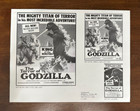 Godzilla Vintage Movie Ad Slicks   Pressbook Lot X5 Megalon Smog Monster Cosmic