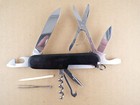 Victorinox Climber Swiss Army Pocket Knife - Black - Scissors - Very Good