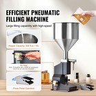 Pneumatic Paste Liquid Filling Machine 5-50ml Bottle Filler Stainless Steel