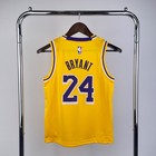 New Kobe Bryant  24 Youth M La Lakers Yellow Jersey Basketball