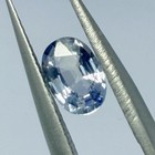      0 56ct 6x4mm Vs Oval Natural Light Blue Sapphire - Heated  Ceylon Gemstone