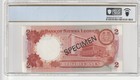 Sierra Leone 1979 2 Leones Certified Pcgs Banknote Unc 65 Ppq Cs2 Specimen