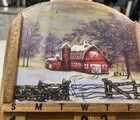 Vintage Wooden Perpetual Calendar Wall Hang Farmhouse  new  Comes Factory Sealed