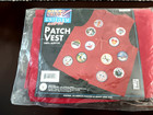 Vintage Cub Scout Uniform Extras Patch Vest Youth M   Strength For Service Book