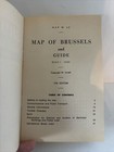 Vintage Map Of Brussels Sight Seeing Guide Paperback Book Travel Ephemera 51 Pgs