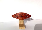 Rosewood Tatting Shuttle With Cutouts 3  Long