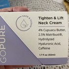 Gopure Neck Firming Cream - 1 7 Oz - Tighten   Lift Go Pure