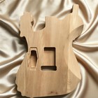 Diy Barrel Guitar Body Replacement For Lynch Style Skull Bones Carved Unfinished