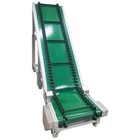 66 9in Slope Length 11 8in Available Width Electric Pvc Belt Climbing Conveyor