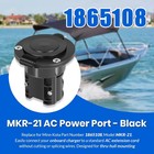 1865108 Mkr-21 Ac Power Port For Minn Kota Onboard Chargers  W cover  Black