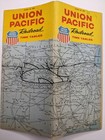 Oct 1969 Union Pacific Railroad Public Timetable Train Stations Index Map Up 3j