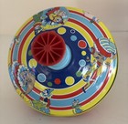 Schylling Vintage Tin Metal Spinning Circus Top Circus Clowns Elephants Exc Cond