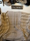 Primitive Handmade Throw From Early German Grain Sacks And Early Linen