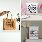 Inspirational Word Stencil Set  16pcs Christian Faith Stencils With Quotes