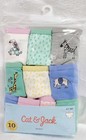 Toddler Girls  Size 2t 3t  Animal Print 10pk Briefs - Cat   Jack