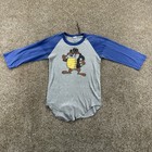 Vintage Warner Bros 1980 Taz Shirt Youth Small The Knits 3 4 Sleeve