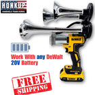 Dewalt 20v Quad Train Horn Kit   Chrome Metal Horns   8ah High-output Battery