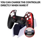 Silicone Cover Skin Case For Ps5 Controller With Thumb Grips   Touch Pad Sticker