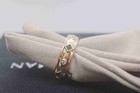 David yurmanmodern renaissance 18k Gold Diamond Width Ring Band Size 7