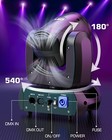 150w 8 Facet Prism Gobo Moving Head Light Beam Rgbw Led Dmx Stage Dj Party