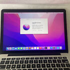 Apple Macbook Pro Retina 13     Core I5 2 7ghz 8gb Ram 256gb Ssd Os Monterey
