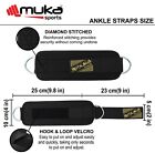Muka Ankle D Ring Straps pair  Thigh Leg Pulley Lifting Padded Cable Attachment