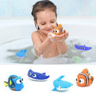 Kid Shower Toy Baby Bath Squirt Toys shark Bathtub Water Toys 4pcs Toddlers Infa