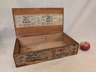 Rare 1890 s Antique Wooden Cinnamon Spice Shipping Crate Old Advertising 