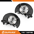Pair Front Steering Knuckle   Wheel Hub Bearing For 2006 - 2011 Honda Civic F r