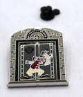 Disney Donald   Goofy Elevator Shaft Tower Of Terror Hollywood Tower Spinner Pin