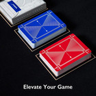 100  Plastic Playing Cards  2-deck Poker Card Set  Jumbo Index  Poker Size  Supe