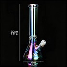 10 Inch Heavy Glass Bong Water Pipe Smoking Bong Beaker   14mm Bowl Hookah Usa