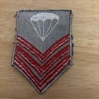 Vintage Usmc Corporal Rank Shoulder Patch With Parachute Qualification
