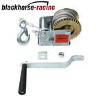 600lb Steel Cable Hand Winch Crank Gear Winch Atv Boat Trailer Heavy Duty New