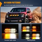 20pc 12v-24vled Strobe Beacon Lights Car Rooftop Emergency Hazard Warning Truck