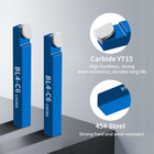 10pcs 1 4  Metal Lathe Tooling Carbide Tip Tipped Cutter Tool c6 Bit Cutting Set