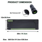 36   x12    Large Gun Cleaning Mat For Rifle Pistol Shotgun  Gun Maintenance Mat