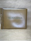 Vintage Photo Album Brown Gold Deluxe Scrapbook Black Paper Photo Corners  read