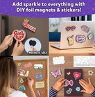 Foil Fun Girl Power Craft Kit 150 Foil Sheets 60  Stickers 20  Magnets Ages 7-13