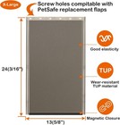 X-large Dog Door Replacement Flap Compatible With Petsafe Freedom 6 Holes Pet   