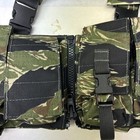 London Bridge Lbt-1961a-r Zip Front Chest Rig Vts Tiger Stripe Black Trim 5 56
