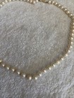 21   Cultured Pearl Necklace  14k Solid Yellow Gold Clasp  