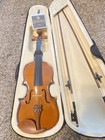 Cecilio Violin 4 4 Full Size Kit Hand Oil Rub With Case And Bows   As The Pic 