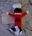 Mr  Ted Mascot 5 Inch Plush Doll Hotdog With Apron   Rare Find From Buffalo Ny