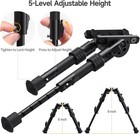 M Lock Rifle Bipod  6-9 Inch Bipod For Rifles