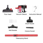 Moosoo Bagless   17000pa Strong Suction  23ft Cord stick Vacuum Cleaner D20 d600