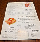 Vintage Hotel Room Service Breakfast Menu   good Morning  Nice Graphics